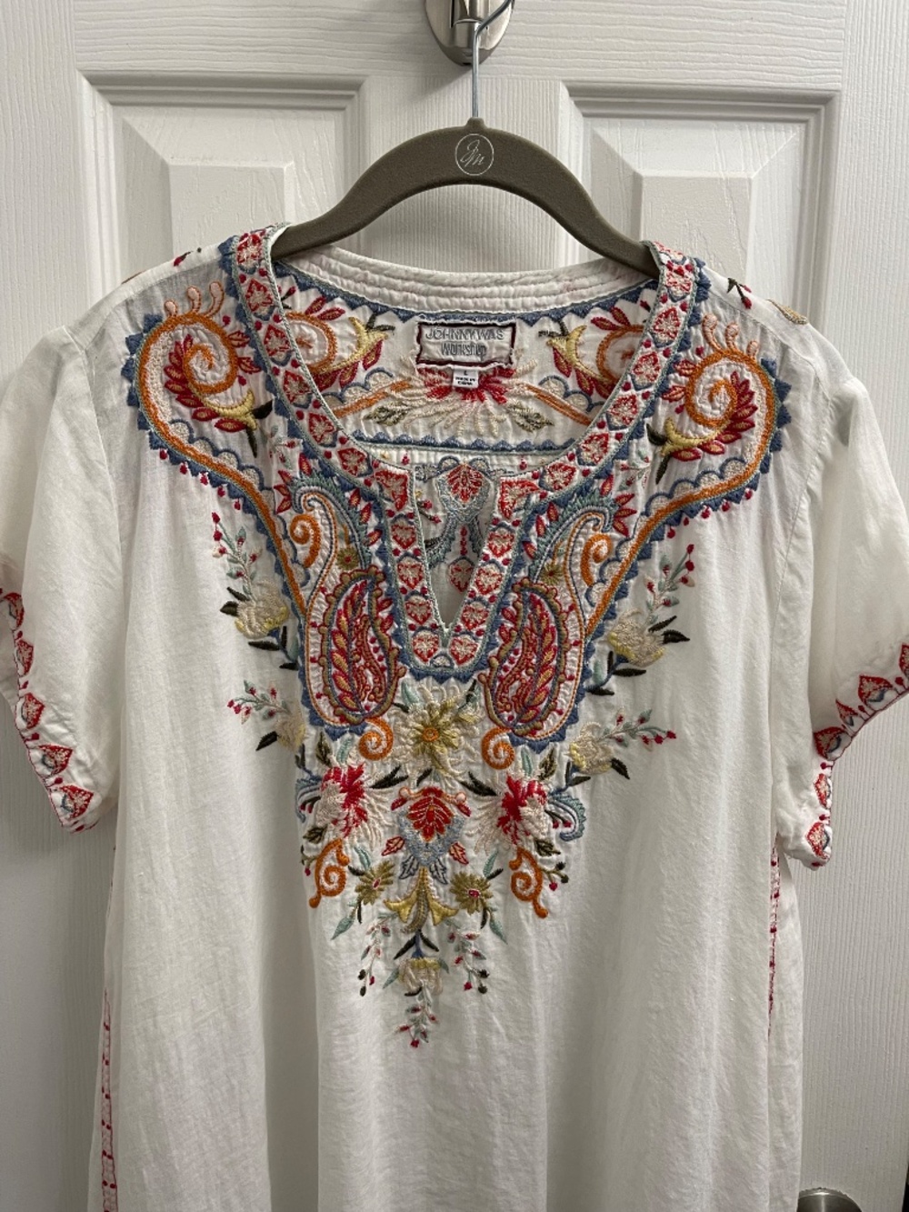 Johnny Was Workshop Embroidered Tunic - Picture 2 of 8
